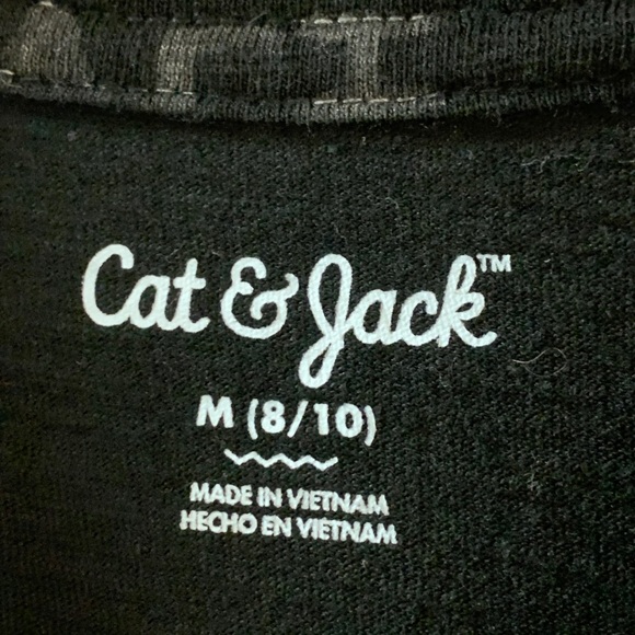 Youth Cat & Jack chalupa loteria El Apache graphic Tshirt black cotton medium - Picture 3 of 8